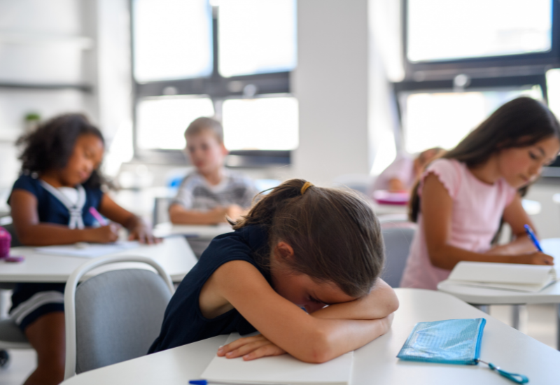 struggling at school with english